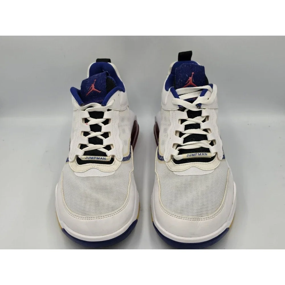 Nike Air Jordan Max 200 Men's Size 11.5 White Dark Sulfur Black Red Shoes